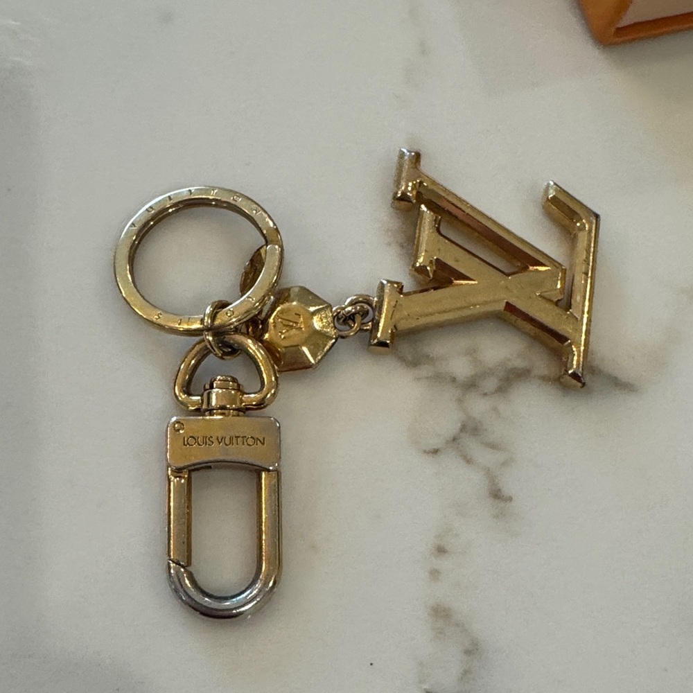 Authentic Louis Vuitton Gold Bag Charm - Picture 2 of 8
